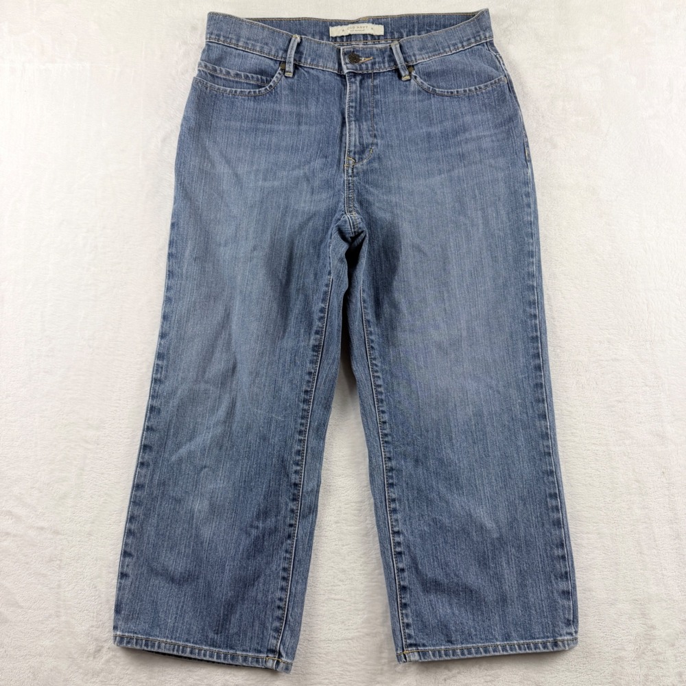 Old Navy Jeans Blue Denim Mid Rise Straight Leg Size 8 REG